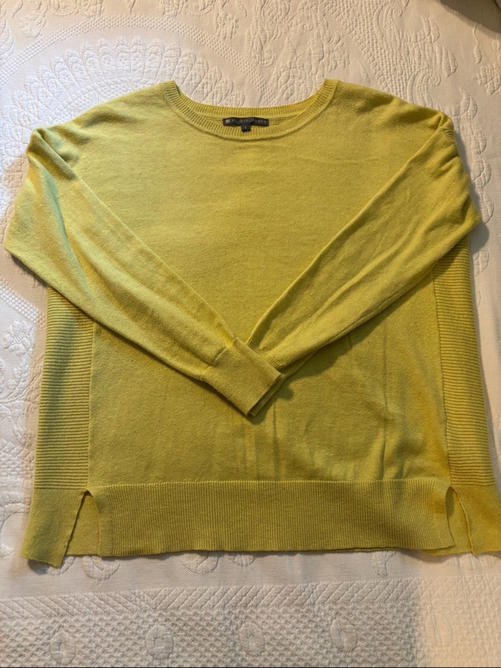 Elliott Lauren Lemon Crewneck Sweater